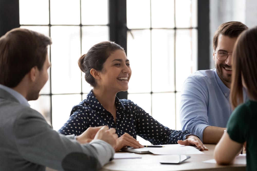 Employee Management Relations Stock Photo